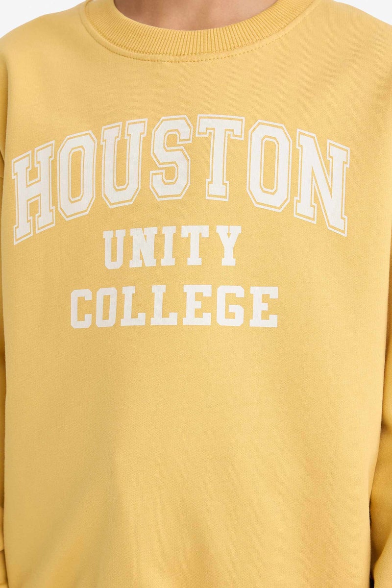 ديفاكتو سويت شيرت اولادي اوفر سايز مطبوع - Image 4